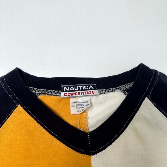 90s Nautica Competition Colorblock Tee S - Picture 3 of 3